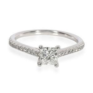 Ritani Diamond Engagement Ring in Palladium GIA Certified H SI1 0.94 CTW
